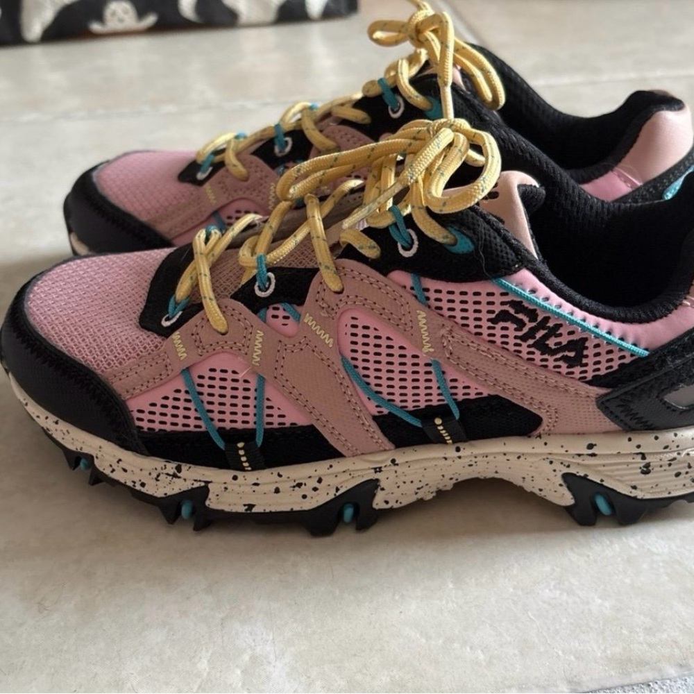 Fila Grand Tier 5JM01658-950 Womens Pink Synthetic Athletic Hiking Shoes - Picture 6 of 9